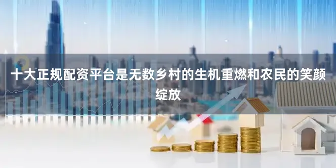 十大正规配资平台是无数乡村的生机重燃和农民的笑颜绽放