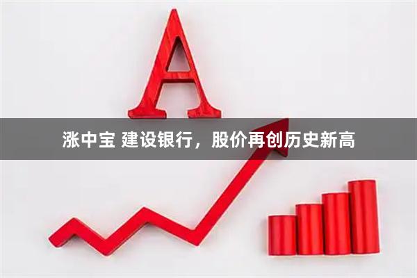 涨中宝 建设银行，股价再创历史新高
