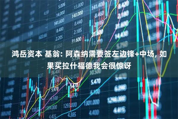 鸿岳资本 基翁: 阿森纳需要签左边锋+中场, 如果买拉什福德我会很惊讶